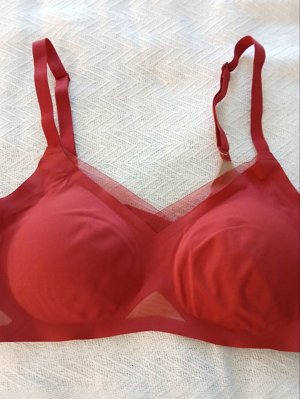 NWOT Sz.L Womens Honeylove Crossover Bra